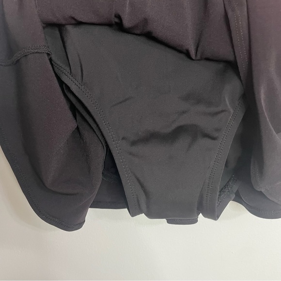 NWOT Sonnet Shores Floral Black One Piece Swimsuit Bathing Suit . WORN ONCE!!!! - Picture 3 of 15